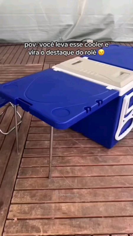 Cooler Multifuncional #cooler#coolermultifuncional#supertermica#casa#praia#multiuso#pratico#piscina#campim