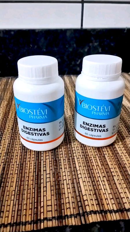 Enzimas digestivas cápsulas #enzimadigestiva  #capsulas #digestao #estufamento #bemestar