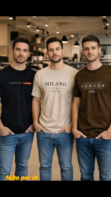 kit 3 camiseta masculina linda com vários estilos #estilo#masculino#perfeita