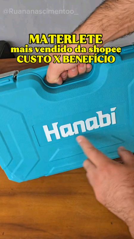 Martelo Rompedor rotativo 1300w. Furadeira de Impacto.  Máquinas  Hanabi SDS . Ferramentas.  #masculino #furadeira #martelete #MarteloRompedor