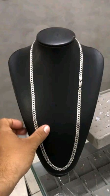 Corrente Cordão Com Pulseira Banhado prata #corrente #correnteprata #joia #prata
