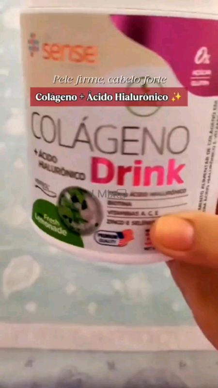 Colágeno Hidrolisado Drink + Ácido Hialurônico Life Sense — firmeza, brilho e vitalidade em cada dose 💕#colageno #acidohialuronico #lifesense #beleza