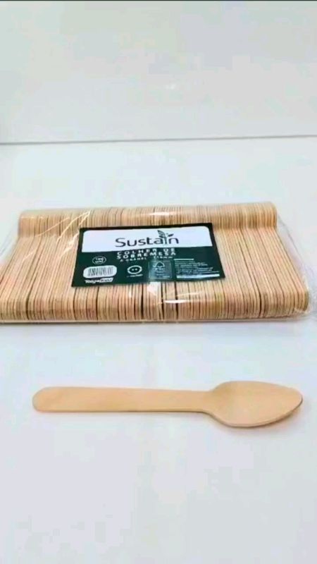 Mini colher de madeira ✅ mais sustentável ✅ #colherdemadeira #colher #sustentavel