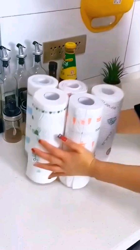#100  #peças  /#rolo  #pano  De #limpeza  #reutilizável  #absorvente  #água  #Preguiçoso  #seco  #Lavável  #toalha  De #papel