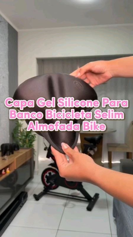 Capa Gel Silicone Para Banco Bicicleta Selim Almofada Bike #capagel #CapaBike #capaselim #capaalmofada #bicicleta #gelsilicone