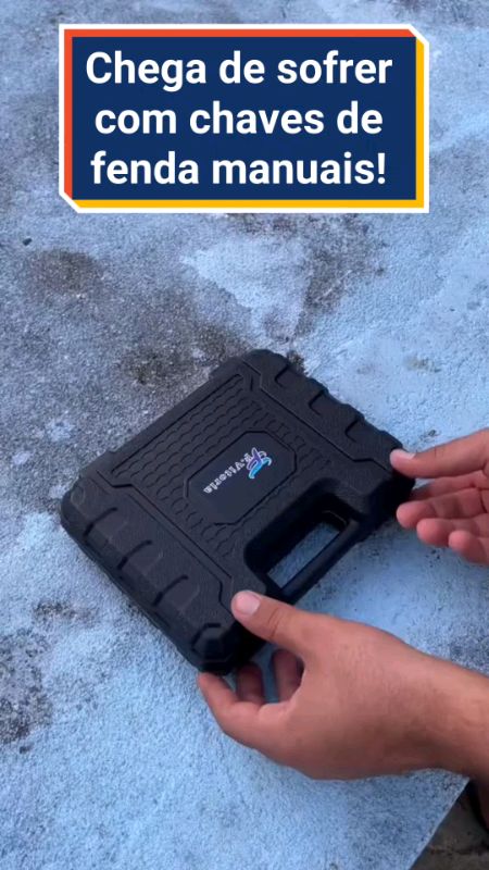 Parafusadeira elétrica 48 peças recarregável