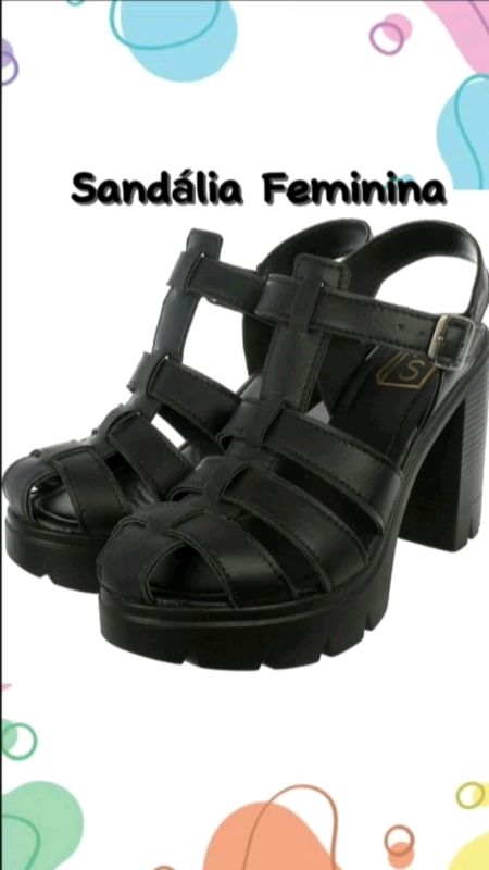 Sandália Feminina ✨️💕 #sandalias #calçadofeminino #sandaliafeminina