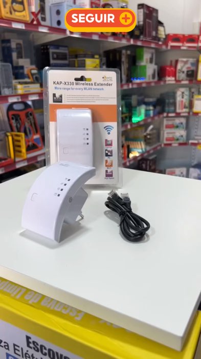 ￼Repetidor Amplificador De Sinal Wifi 600/mbps Ultra Rápido sinal forte #wifi #amplificador #repetidor #internet #rapido #5g