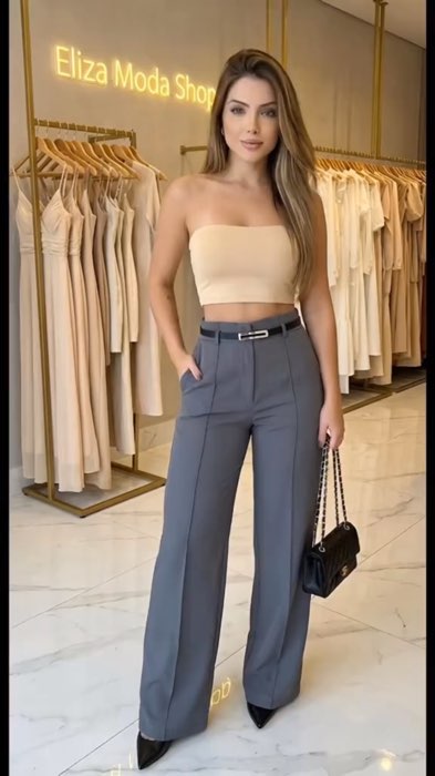 Adicione no carrinho👆🏻 Kit 2 calças pantalona de alfaiataria #lookchique #modafeminina #modareal #estilopoderoso #tendenciamoda #fashionbrasil