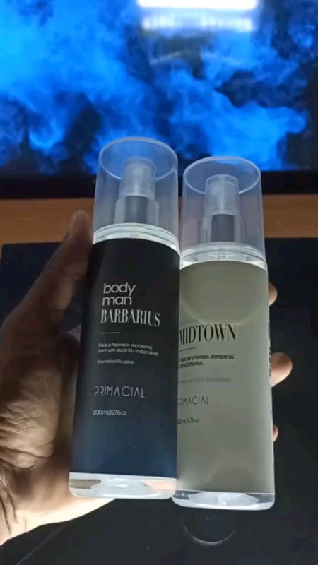 Kit Body Splash ou Unidade Masculino Barbarius e Midtown 200 ml by primacial #bodysplash #masculino #barbarius #midtown #kit