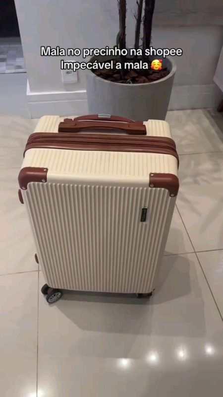 Mala De Bordo   360° ad, leve no avião. 2 zíperes, expansíveis rodinha duplo 9kg 10kg   #maladebordo#mala10kg#mala360#maladeviagem#viajar
