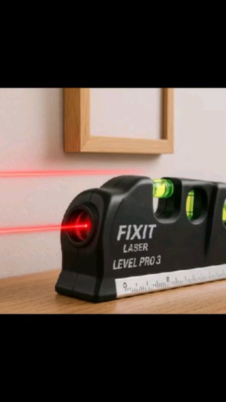 Level Pro3: Nível Laser Profissional com Trena 2.5m, 3 Estágios e Régua, Baterias AG13 Incluídas #Nível #Laser #Trena #Régua