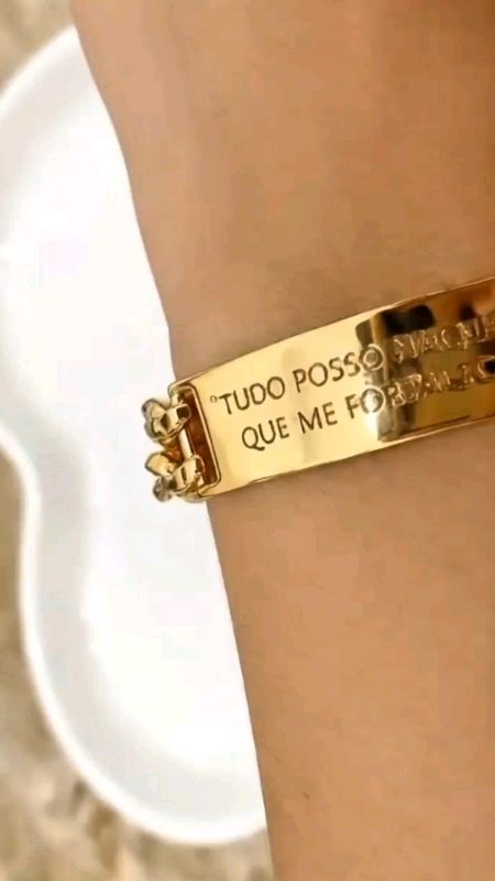 #pulseira #feminina #banhado