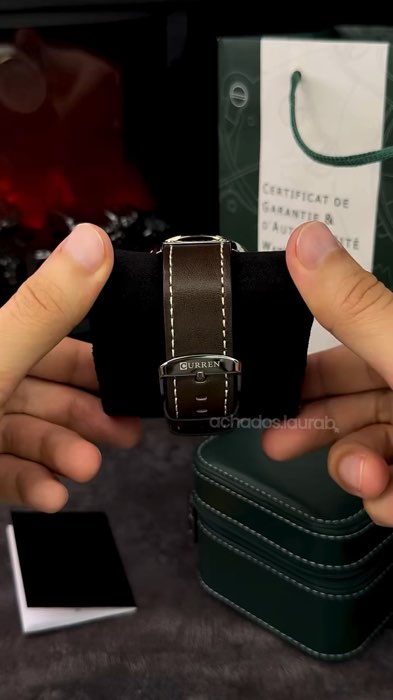 ￼Curren Relógio Masculino Multifuncional Com Pulseira De Couro E Cronógrafo À Prova D'água 8380 XS#Finder #Masculino #achadinhos #relógios #decoracao
