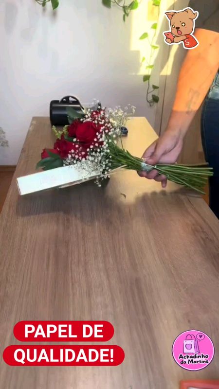 papel de buquê. #buque #papelbuque #shopee #flores