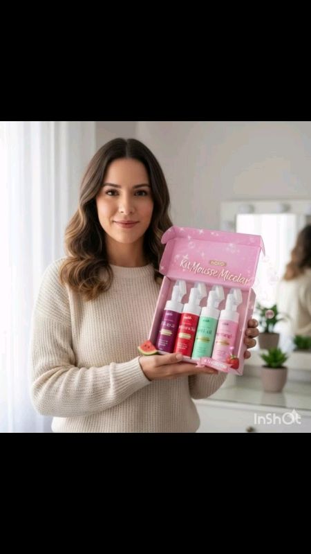 kit 4 mousse facial micelar #moussefacial #kitmousse #moussemicelar