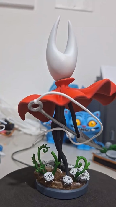 Estatueta 3D Hornet Silksong Gaming Premium Decoração Geek Exclusiva #Estatua3DHornet #DecoraçãoSala