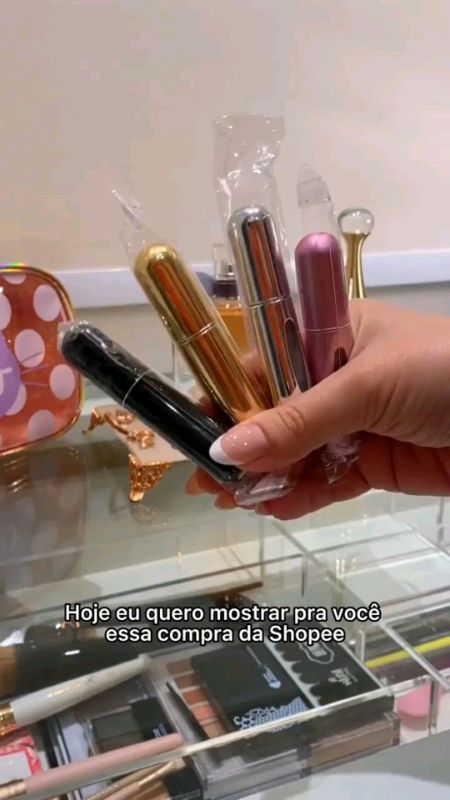 Porta Perfume Recarregável Portátil #portaperfume #recarregavel #portatil #viagem #facil #usofacil #cheiro