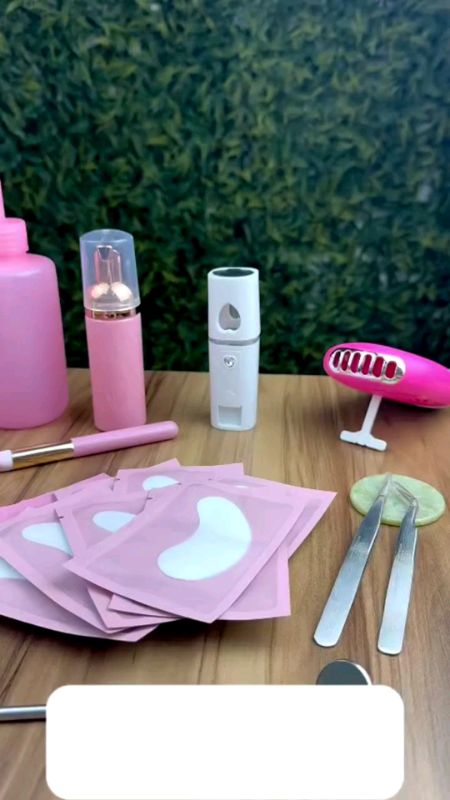 kit iniciante extensão alongamento de cílios #unhaemgel #alongamento #cilios #ciliospostico #ciliostufinho