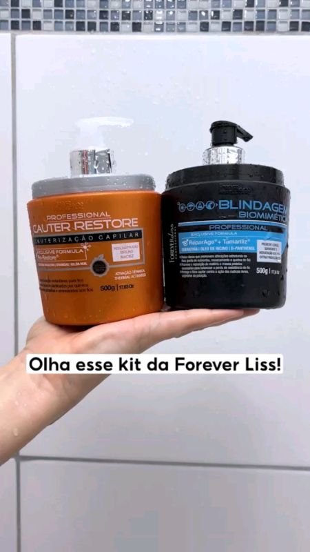 #foreverliss #reconstrucaocapilar #blindagemdosfios  #blindagem #blindagemcapilar #forever #viral #ofertas #promocao #kitreconstrucao