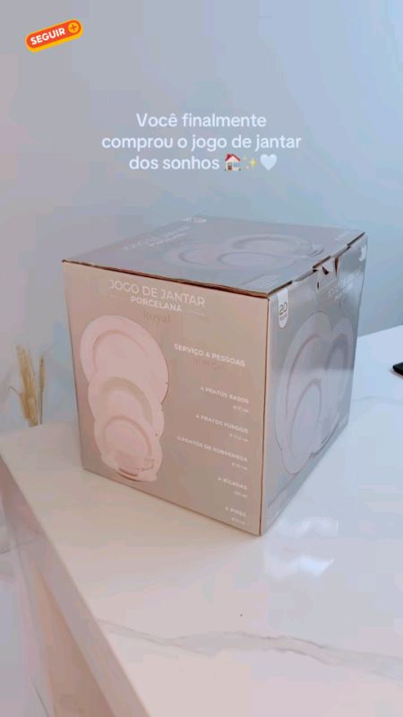 ✨ Aparelho de jantar porcelana 20 peças: elegante, resistente e perfeito para deixar sua mesa ainda mais bonita!#mesaposta #aparelhojantar #porcelana