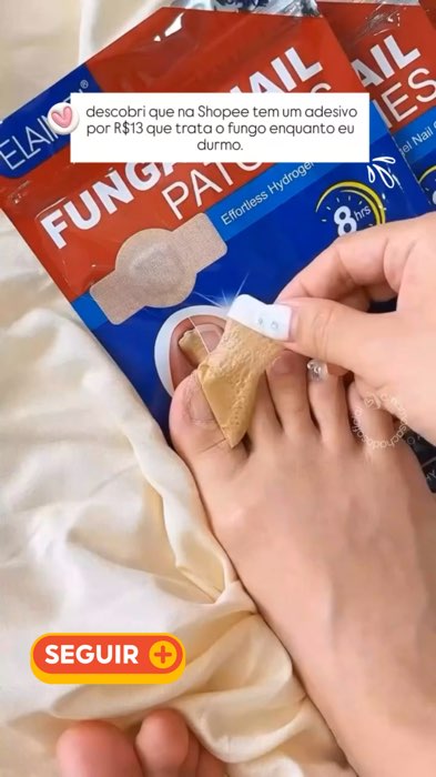 Kit Adesivo Reparador de Unhas dos Pés #kit #kitadesivo #AdesivoReparador #reparadordeunhas #Promo #promocao #fungos #antifungos #kitunhas #achado