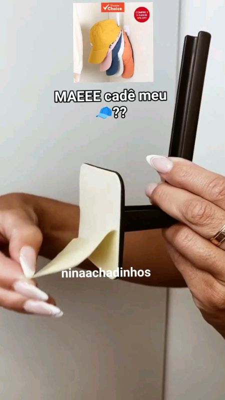 Porta Chapéu  para bonés #casa #organizador #bone #mae #menino #futebol #chapeu #filho