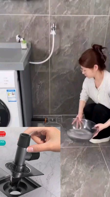 Ralo com adaptador pra saída da máquina de lavar