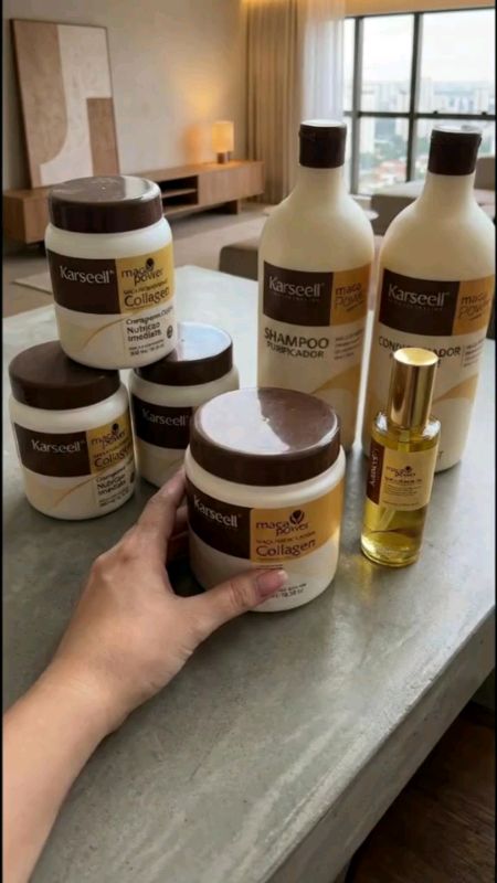 Kit Karseell Completo Com 7 Protudos Cronograma Capilar#Karseell #CronogramaCapilar #CabeloSaudavel #HidratacaoCapilar #NutriçãoCapilar #ReconstrucaoC