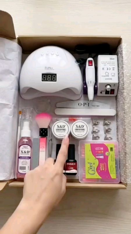KIT COMPLETO ALONGAMENTO UNHA GEL                                                                #unhagel #alongamento #shopee