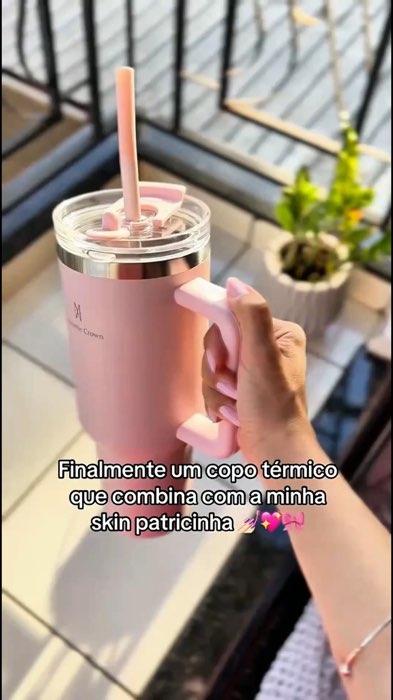 Copo Térmico Portátil 1200ml/600ml com Tampa e Canudo Garrafa Térmica Inoxidável À prova de vazamentos #copotermico #garrafatermica