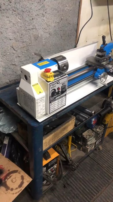 #Mini #Torno #Mecânico 200v 110/127V Profissional 350mm Potência 550W 60Hz - FortG #ferramenta