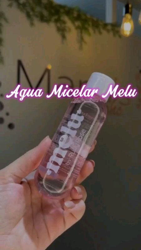 Água Micelar MELU 100ml #aguamicelar #micelar #melu #100ml #cuidados #beleza #rosto #limparorosto #Facial #aguamicelarmelu
