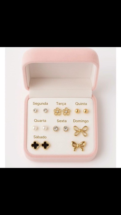 Kit 7 pares de brinco cartela diversos modelos estilos e beleza todos os dias #kit #brincos #feminino #beleza