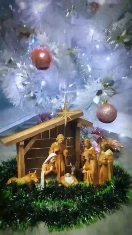Adicione no carrinho👆🏻 Presépio de Natal MDF #presépiodenatal #mdfnatalino #decoracaodenatal #natal2024 #shopee #viral #promo #mariaalves2504