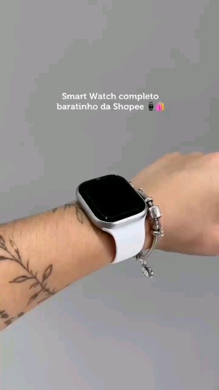 ⌚ “Tecnologia no pulso para facilitar seu dia a dia! 💙”  #smartwatch  #ShopeeAchados  #gadgets  #tecnologia  #promoshopee  #relogio #relogiobarato
