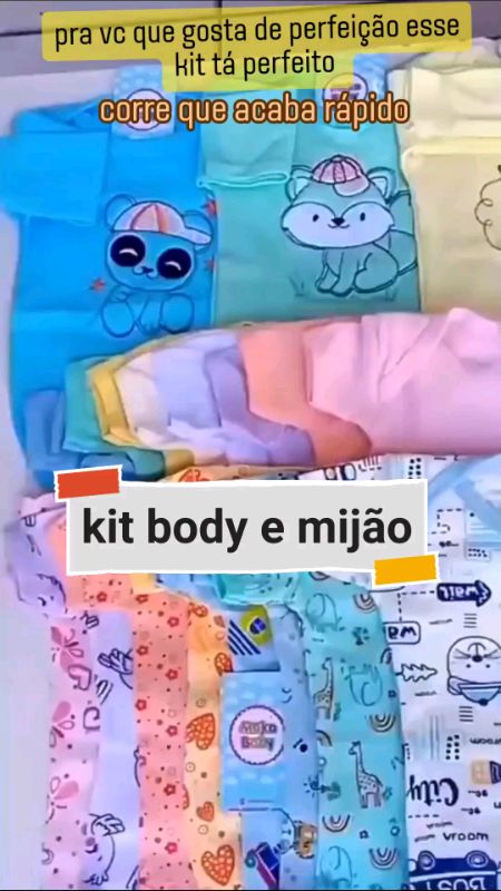 kit body e mijão para recém-nascido #recemnascido #maternidade #bebe