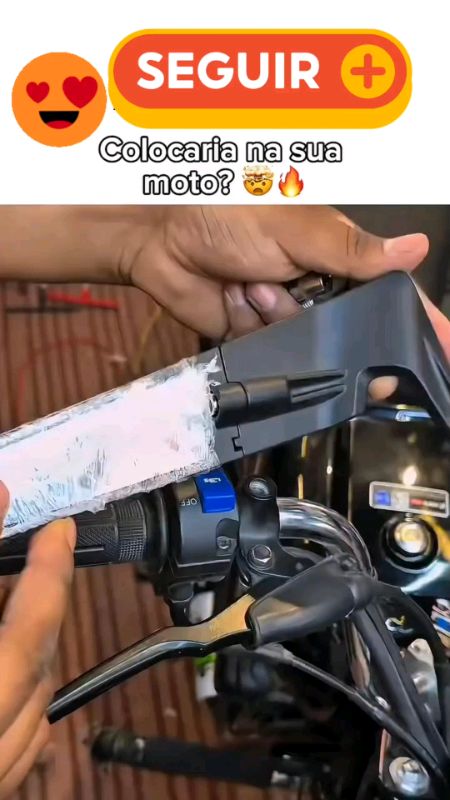 Retrovisor Modelo AIRFOIL Asa de Vento Fixa Para Motos Par #retrovisor #moto #motos