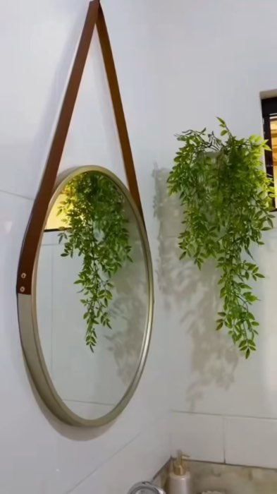 ￼#espelho #redondo  Adnet #decorativo  #suspenso  de #parede #25cm  + Pino#oferta #Promo #viral #achadinhos_aamorim #pamorim
