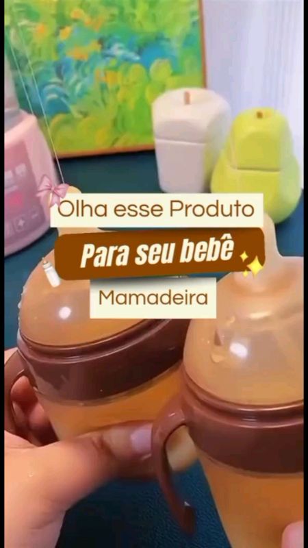 #mamadeira A transição perfeita e sem choros! 💕 Com a Mamadeira de Silicone NanoSilver 240ml, seu bebê sente o conforto e o toque do peito materno