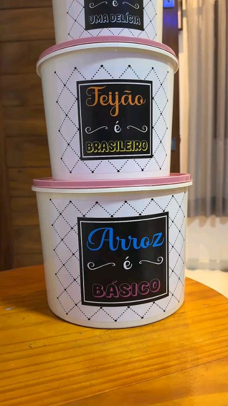 #portamantimentos #kit5pecas #organizacaocozinha #armazenamento #alimentos #cozinha #praticidade
