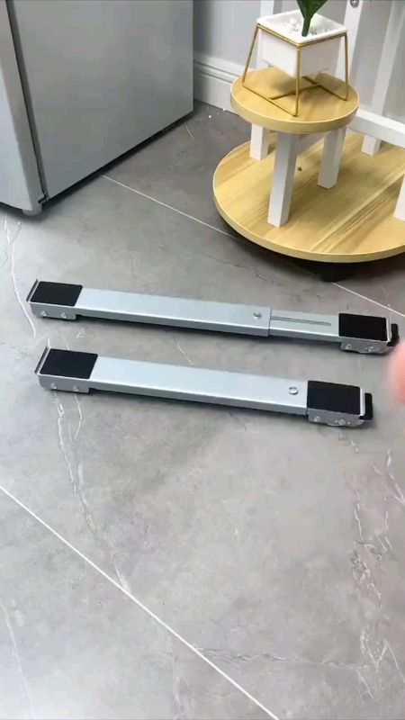 Suporte De Base Com Rodinha Para Geladeira Fogão E Máquina De Lavar Lousa Base Carrinho até 200kg Ajustável#garantaoseu #suportedebase#rodinha
