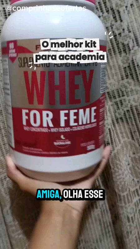 Combo whey completo #wheyprotein #creatina #colageno