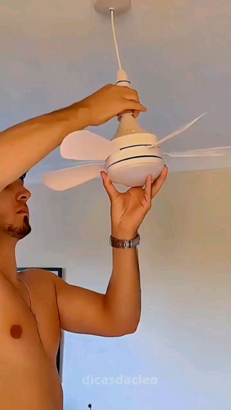 Ventilador de teto #ventilador #ventila #quarto #luz #led