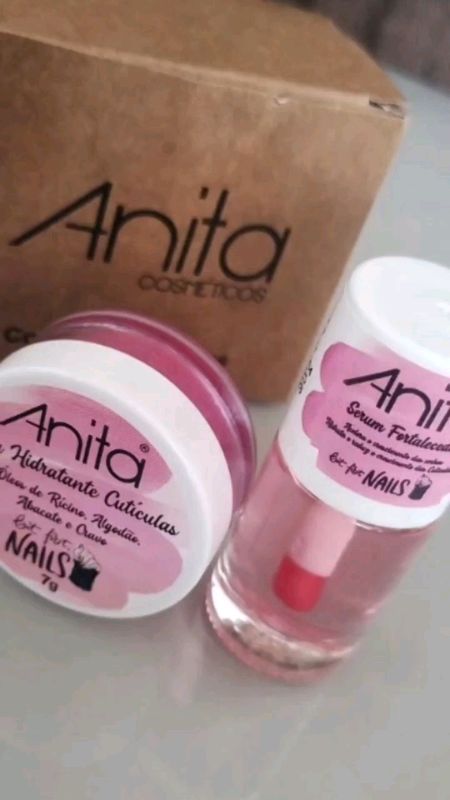 Cera hidratante cutículas #sérum  #fortalecedor #unhas #anita #kit