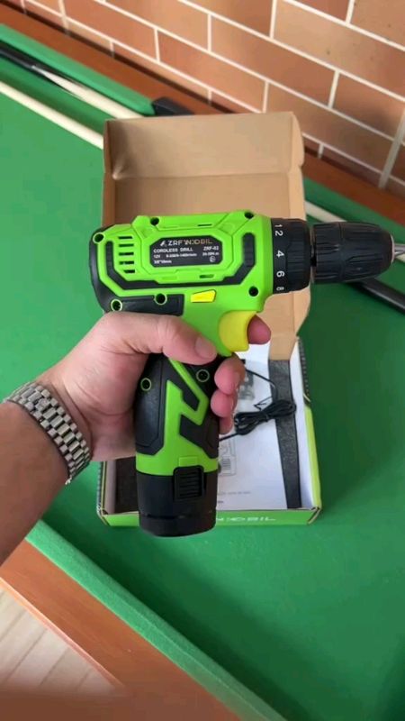 furadeira e parafusadeira sem fio 3/8 polegadas 12v 1300mah