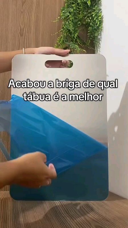 Tábua De Corte 304 Aço Inoxidável Antibacteriana À Prova De Mofo 46 cm tábua de cozinha #viral #Promo