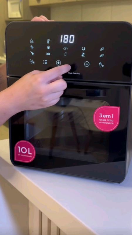 Fritadeira e Forno Elétrico Style Oven Fry #airfryer #fornoelétrico #fritadeira
