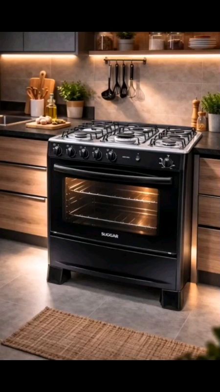 Fogão Suggar Cook Start 5 bocas com mesa inox: potência e elegância na sua cozinha! #FogãoSuggar #Fogão5Bocas #CozinhaModerna #eletrodomesticos