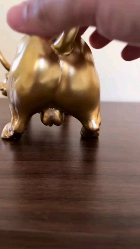estatueta touro bolsa de valores investimento decoração